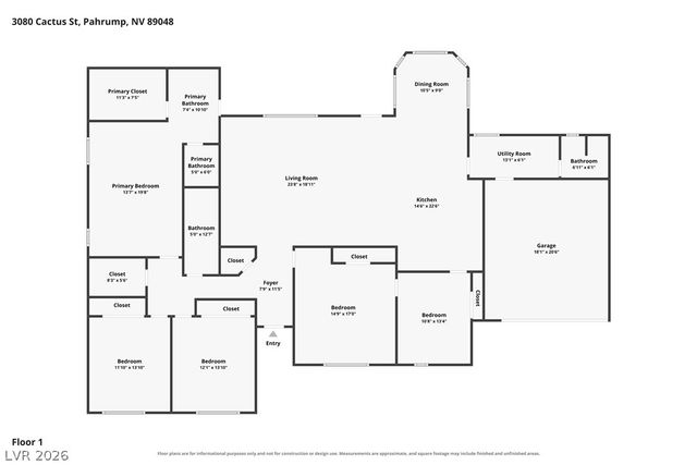 3080 East Cactus Street, Pahrump, NV 89048