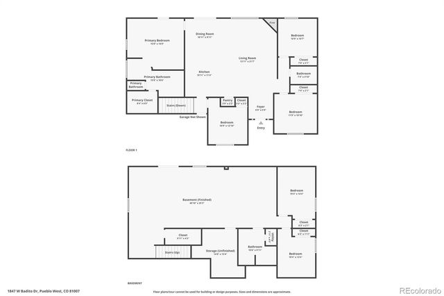 1847 W Badito Drive, Pueblo West, CO 81007