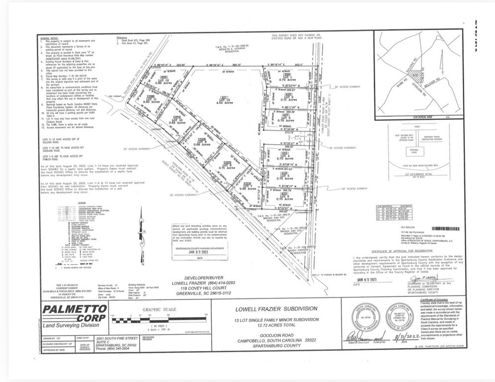 1022 Goodjoin Road, Campobello, SC 29322