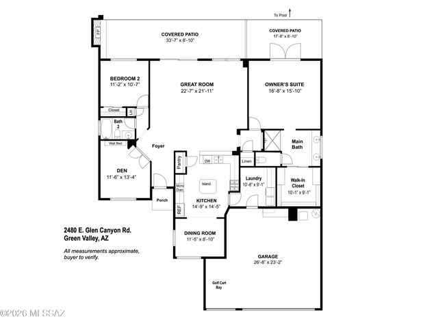 2480 E Glen Canyon Road, Green Valley, AZ 85614