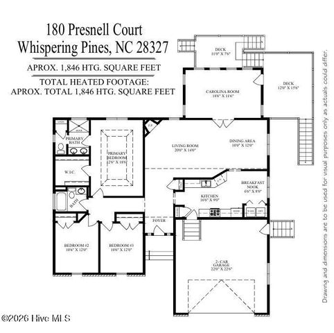 180 Presnell Court, Whispering Pines, NC 28327