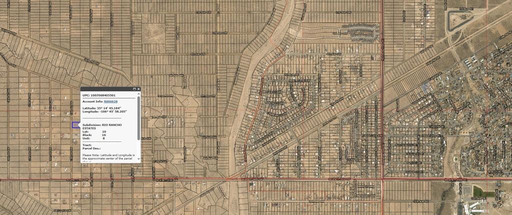 15th (U8 B16 L10) Street SW 8, Rio Rancho, NM 87124