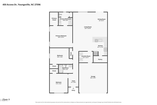 450 Access Drive, Youngsville, NC 27596