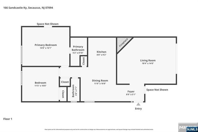 166 Sandcastle Key, Secaucus, NJ 07094
