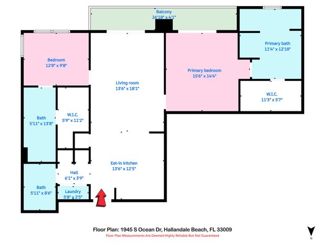 1945 S Ocean Drive 1803, Hallandale Beach, FL 33009