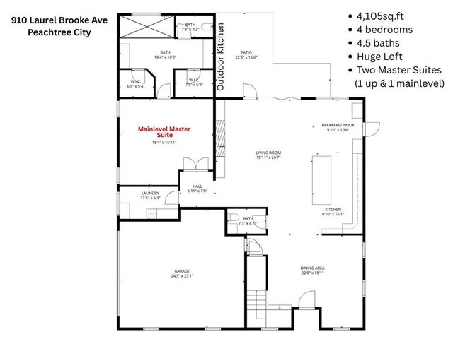 910 Laurel Brooke Avenue, Peachtree City, GA 30269