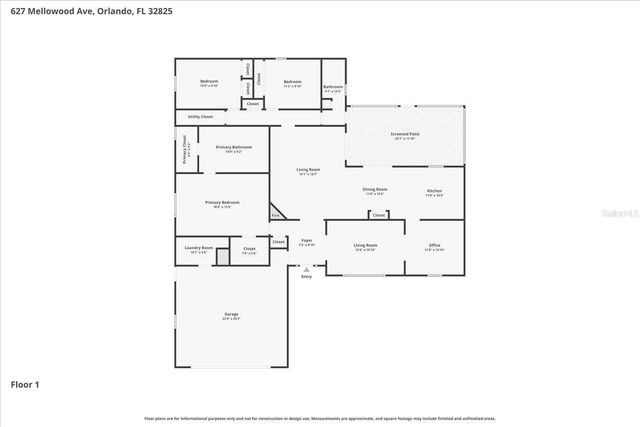 627 MELLOWOOD AVENUE, Orlando, FL 32825
