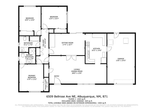6509 Bellrose Avenue NE, Albuquerque, NM 87110
