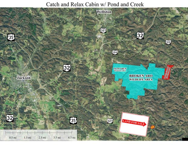 8397 Keystone Furnace Rd Road, (Catch and Relax Cabin), Jackson, OH 45640