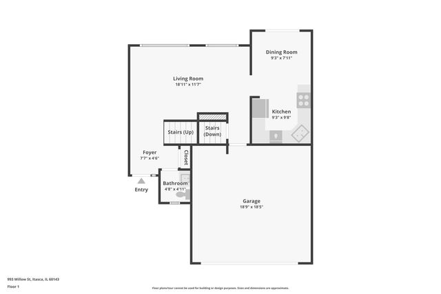 993 Willow Street, Itasca, IL 60143