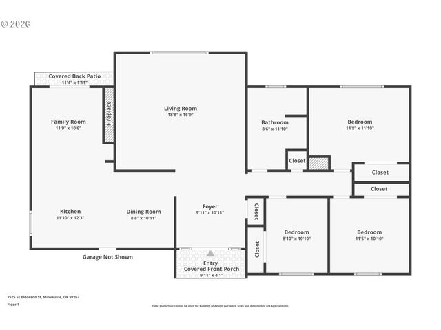 7525 Se ELDORADO St, Milwaukie, OR 97267
