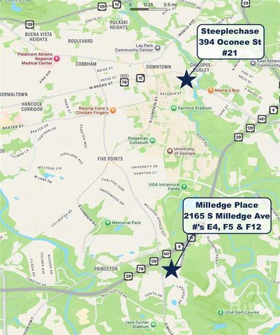 394 Oconee Street #21, E4, F5, F12, Athens, GA 30601