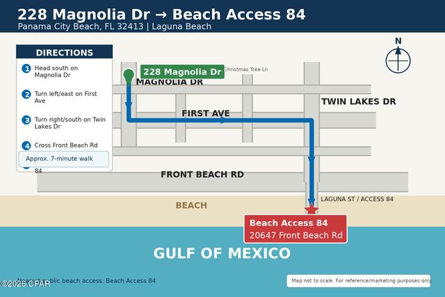 228 Magnolia Drive, Panama City Beach, FL 32413