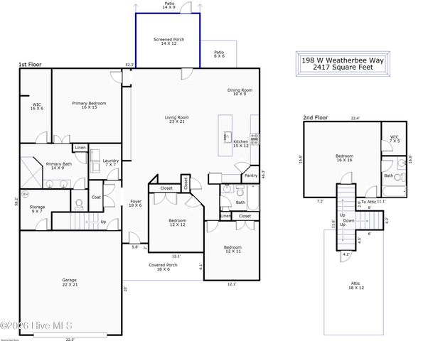 198 W Weatherbee Way, Hampstead, NC 28443