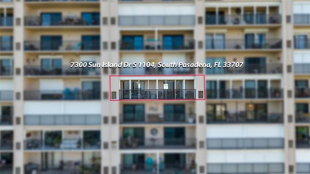 7300 SUN ISLAND DRIVE S 1104, South Pasadena, FL 33707