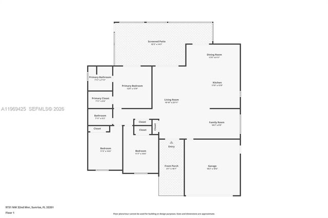9731 NW 32nd Mnr, Sunrise, FL 33351