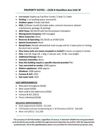 2228 N Hamilton Avenue 3F, Chicago, IL 60647