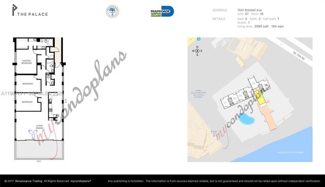 1541 Brickell Ave C1607, Miami, FL 33129