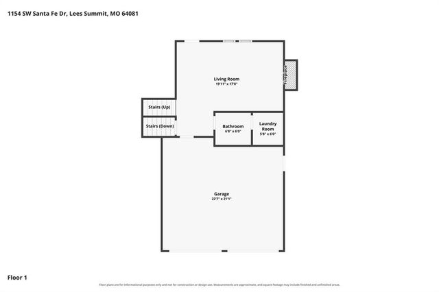 1154 SW SANTA FE Drive, Lee's Summit, MO 64081