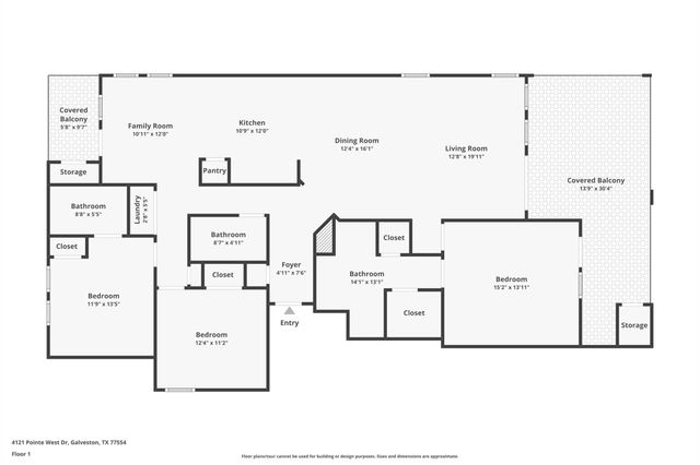 4121 Pointe West Drive 101, Galveston, TX 77554