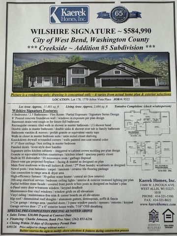 1770 ARBOR VISTA PLACE, West Bend, WI 53095