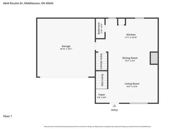 6644 Rivulet Dr, Middletown, OH 45042