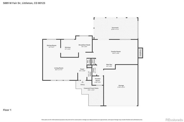 5889 W Fair Drive, Littleton, CO 80123