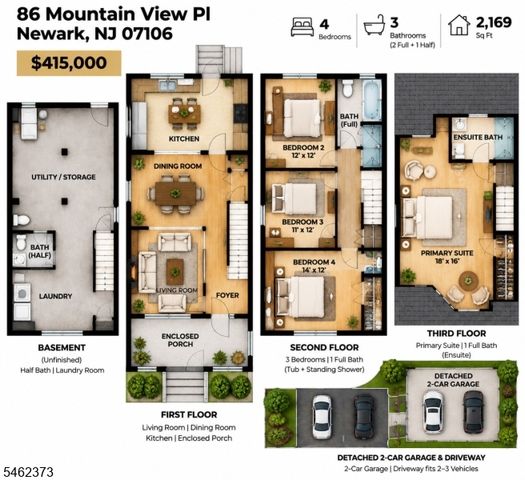86 Mountain View Pl, Newark City, NJ 07106
