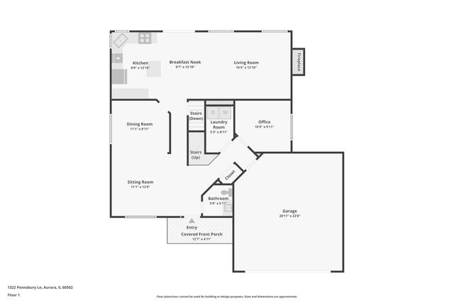 1322 Pennsbury Lane, Aurora, IL 60502