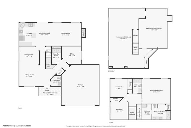 1322 Pennsbury Lane, Aurora, IL 60502