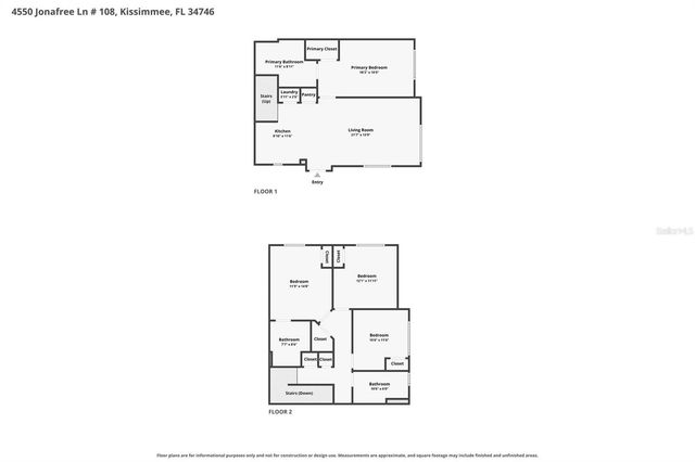 4550 JONAFREE LANE 107, Kissimmee, FL 34746