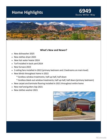 6949 Dusty Miller Way, Colorado Springs, CO 80908