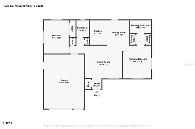 1032 ELAINE STREET, Venice, FL 34285