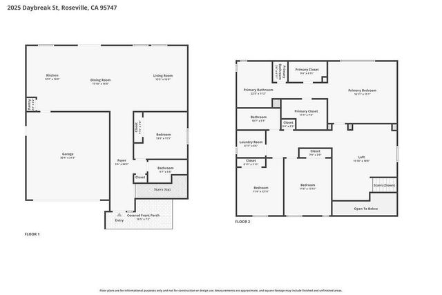 2025 Daybreak St, Roseville, CA 95747