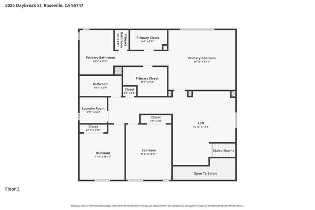 2025 Daybreak St, Roseville, CA 95747
