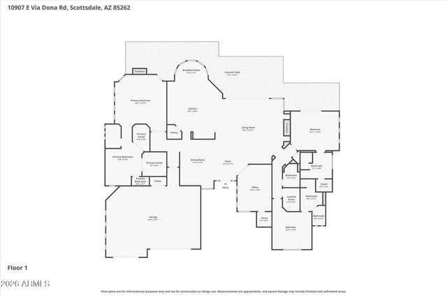 10907 E VIA DONA Road, Scottsdale, AZ 85262
