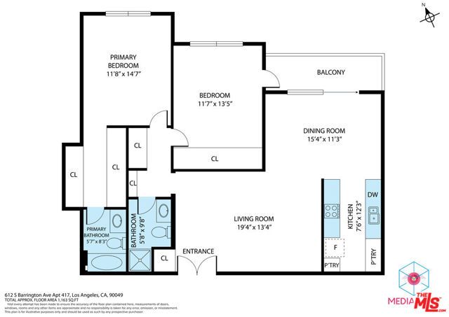 612 S Barrington Avenue 417, Los Angeles, CA 90049