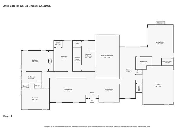 2748 Camille Drive, Columbus, GA 31906