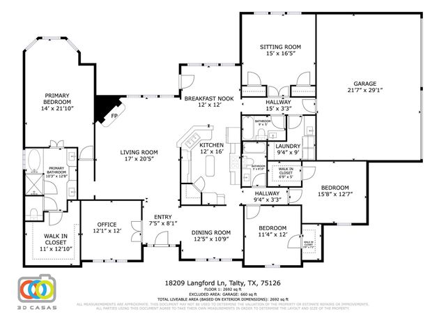 18209 Langford Lane, Talty, TX 75126