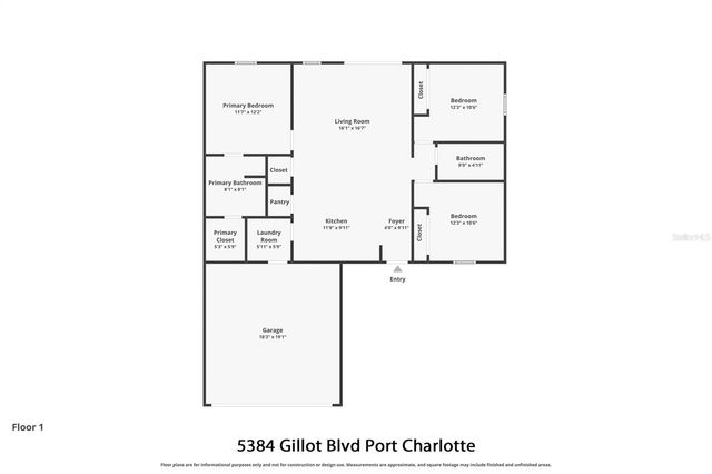 5384 GILLOT BOULEVARD, Port Charlotte, FL 33981