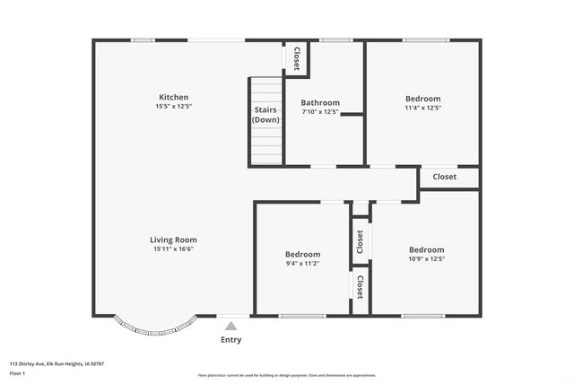 113 Shirley Avenue, Elk Run Heights, IA 50707