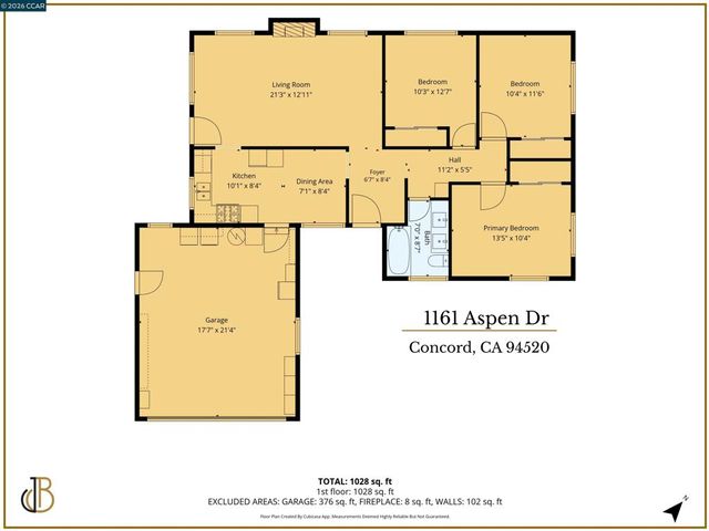 1161 Aspen Dr, Concord, CA 94520