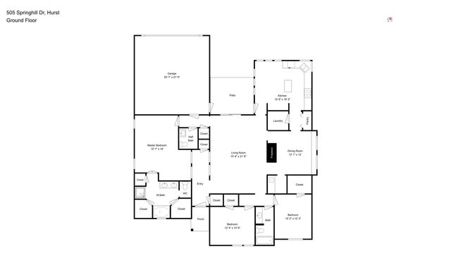 505 Springhill Drive, Hurst, TX 76054