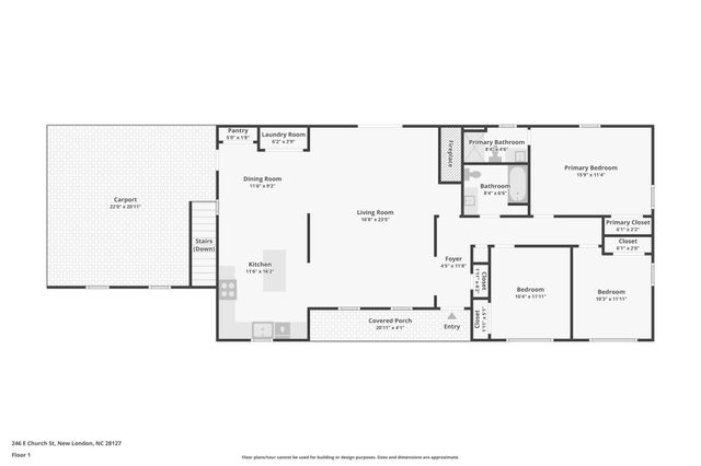 246 E Church Street, New London, NC 28127