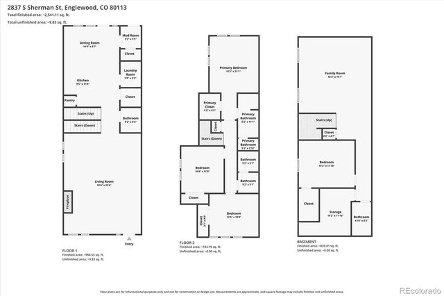 2837 S Sherman Street, Englewood, CO 80113