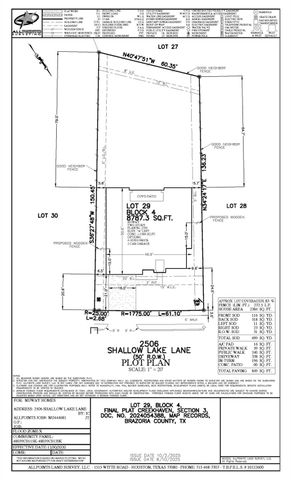 2506 Shallow Lake Lane, Iowa Colony, TX 77583