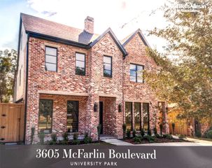 3605 McFARLIN Boulevard, University Park, TX 75205