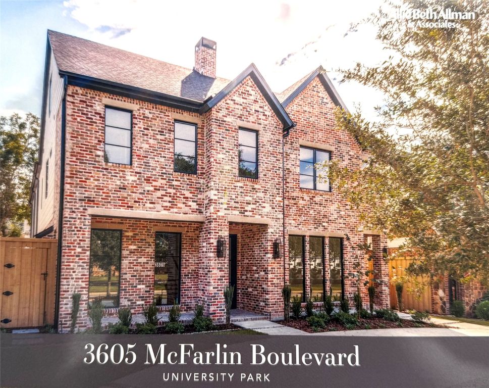 3605 McFARLIN Boulevard, University Park, TX 75205