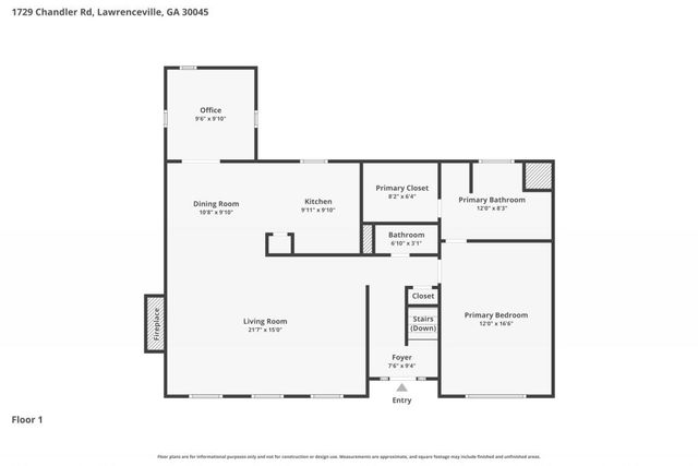 1729 Chandler Road, Lawrenceville, GA 30045