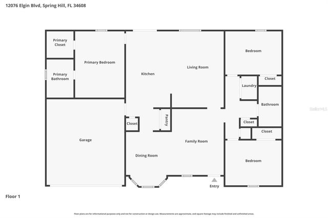 12076 ELGIN BOULEVARD, Spring Hill, FL 34608